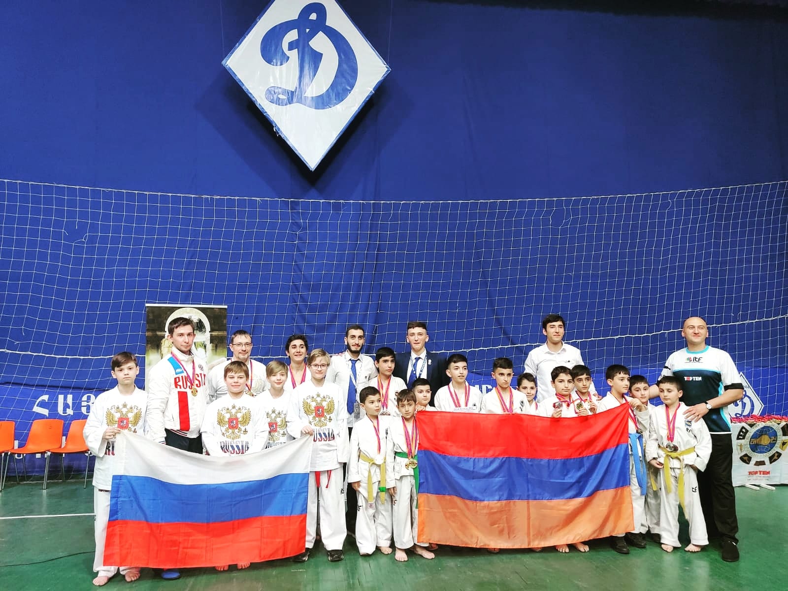 Команда России завоевала 15 медалей в Ереване на Кубке Армении по тхэквондо МФТ!